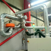 LEV Leicester testing ductwork